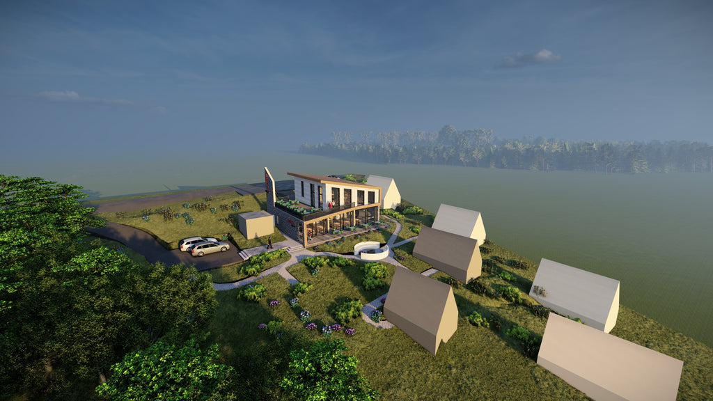 Sketch of a restaurant