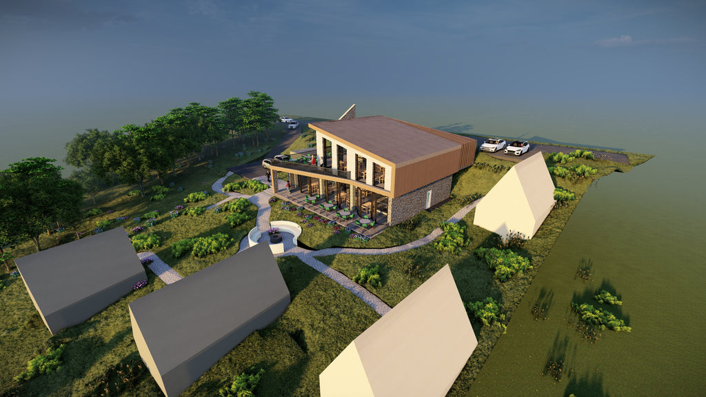 Sketch of a restaurant