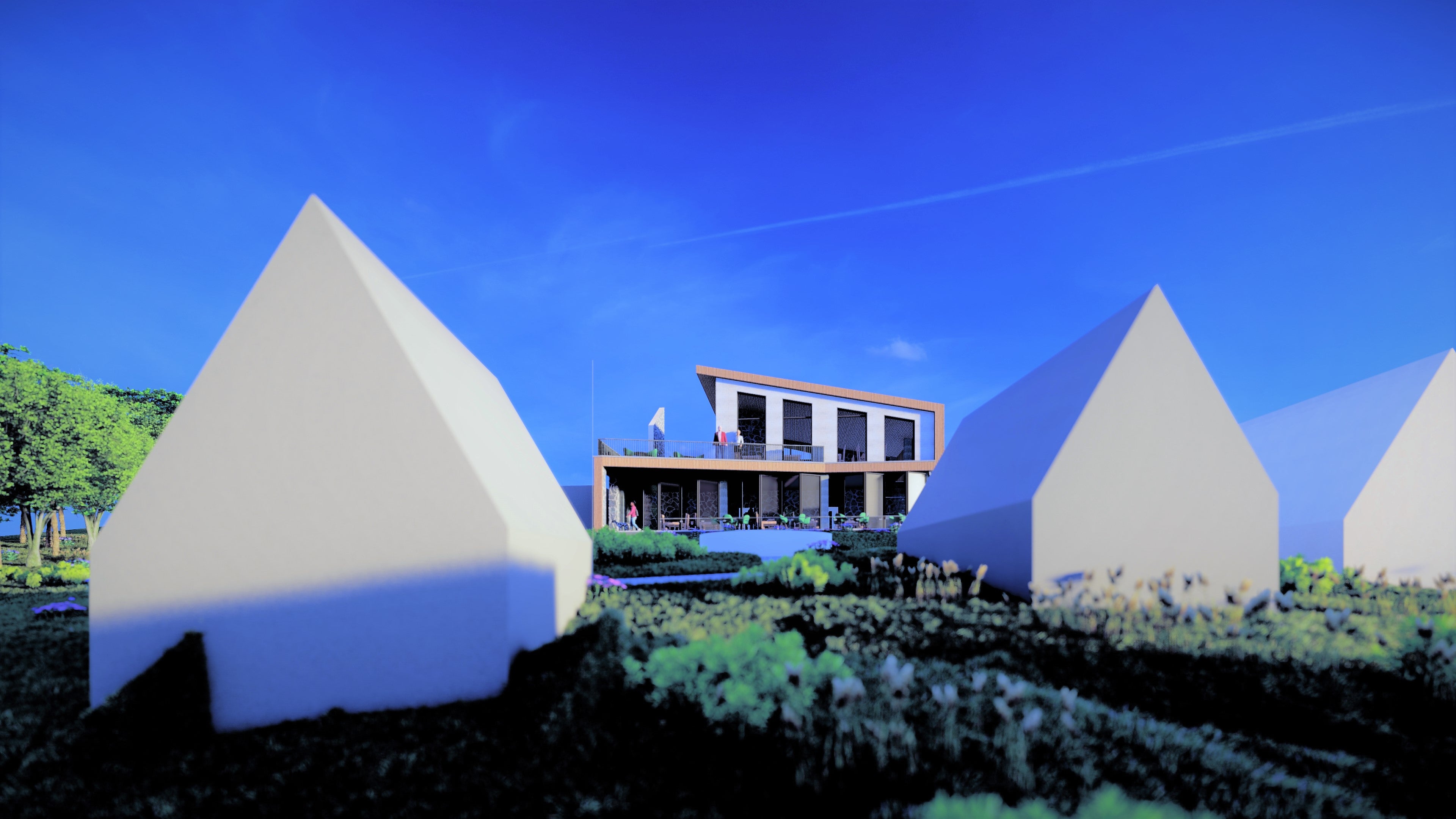 Sketch of a restaurant