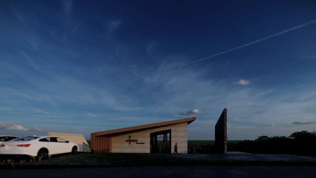 Sketch of a restaurant