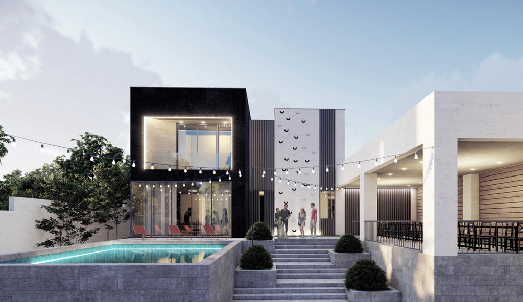 Sketch project of a residential house