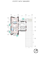 Sketch project of a residential house