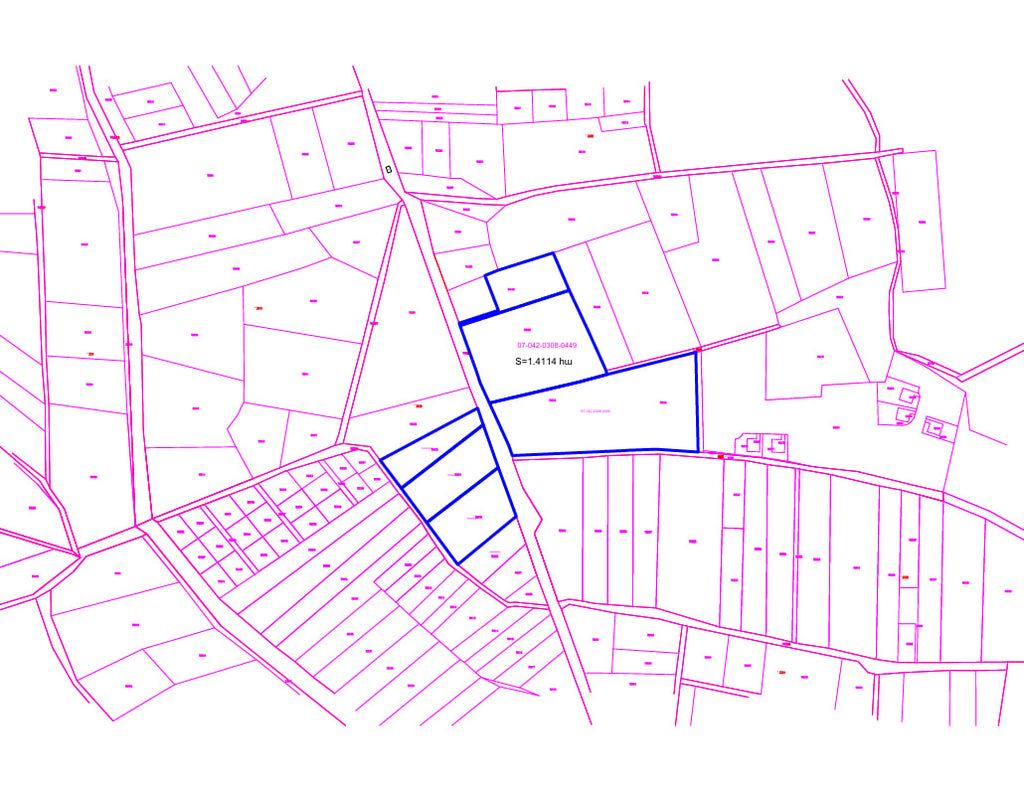 Conceptual sketch of the master plan of the district